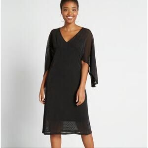 NEW Modcloth Promised You Heaven Mesh Sparkle V-Neck Midi Dress
